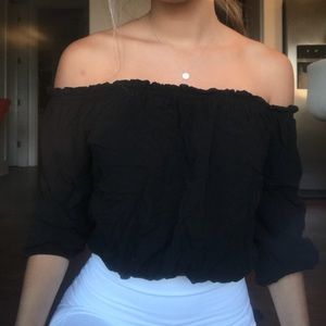 brandy melville off the shoulder top - SOLD